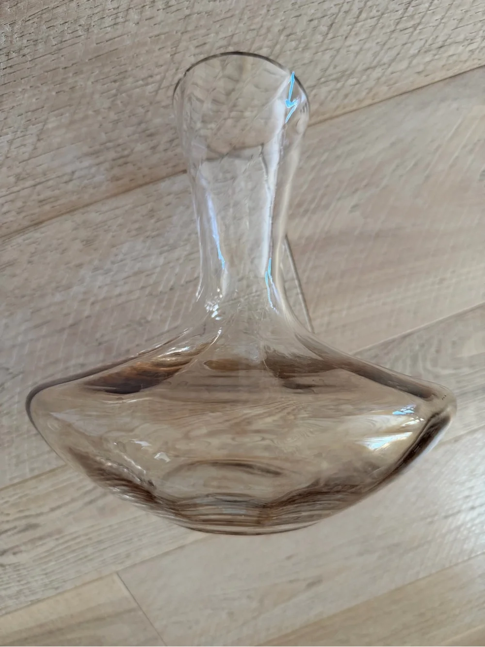 Smoked Glass Wine Decanter - Elegant Home Accent